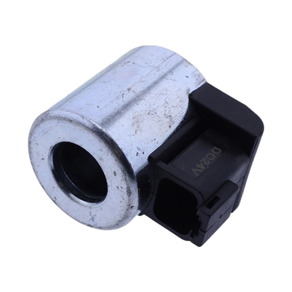 24V Solenoid Valve Coil 3036401 compatible with Hyundai Excavator R225-7